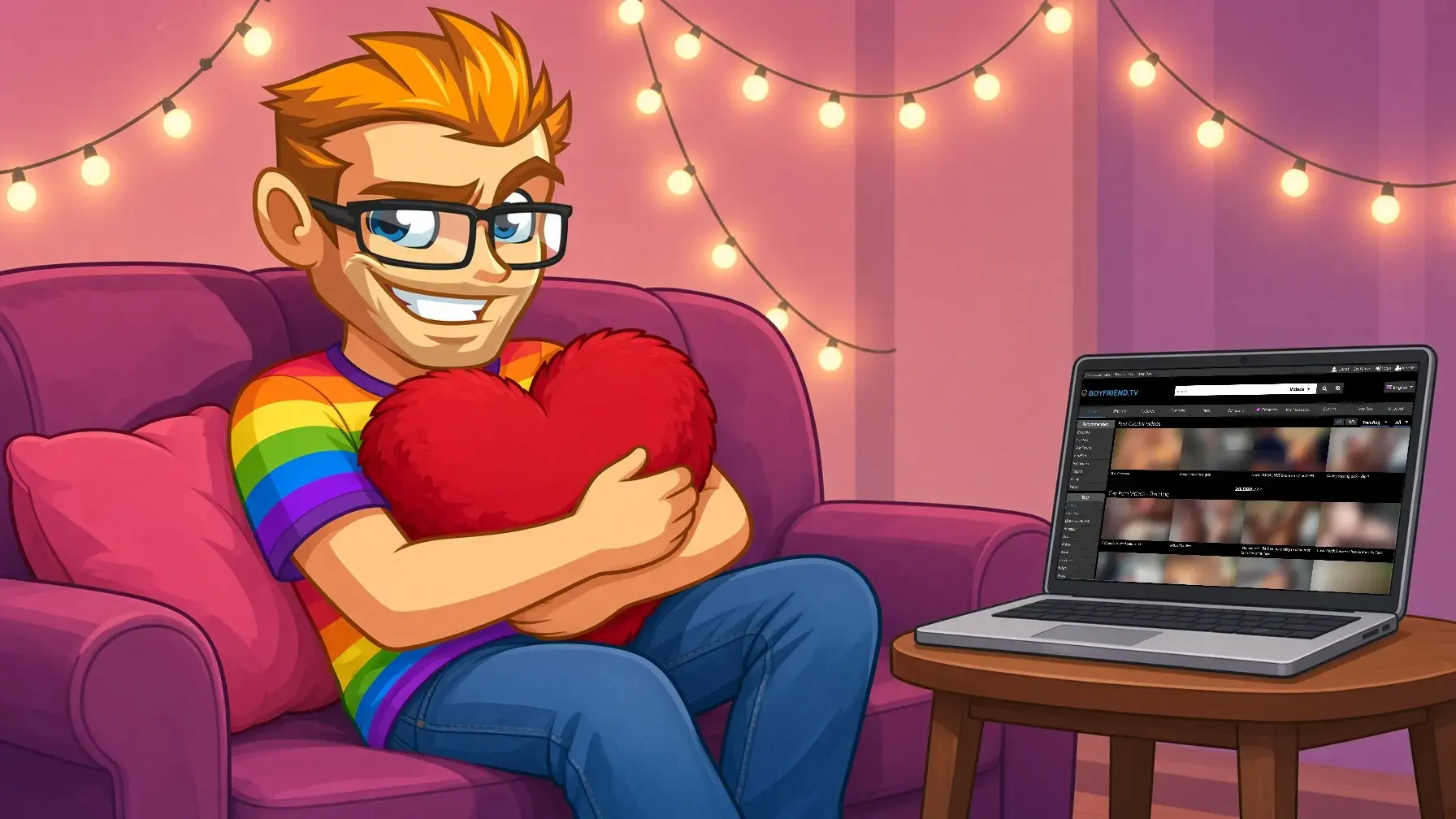 BoyFriendTV homepage, one of the best gayforit alternatives