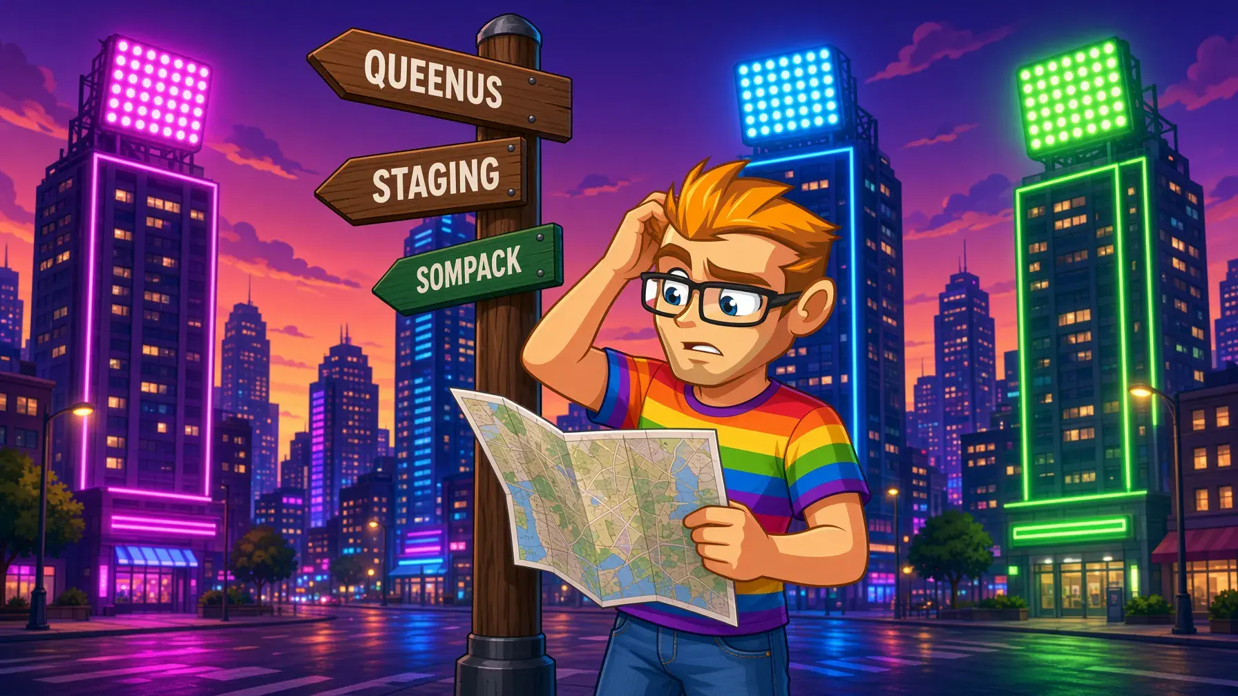 Gay cam sites like Chaturbate illustrated by the MyGaySites mascot