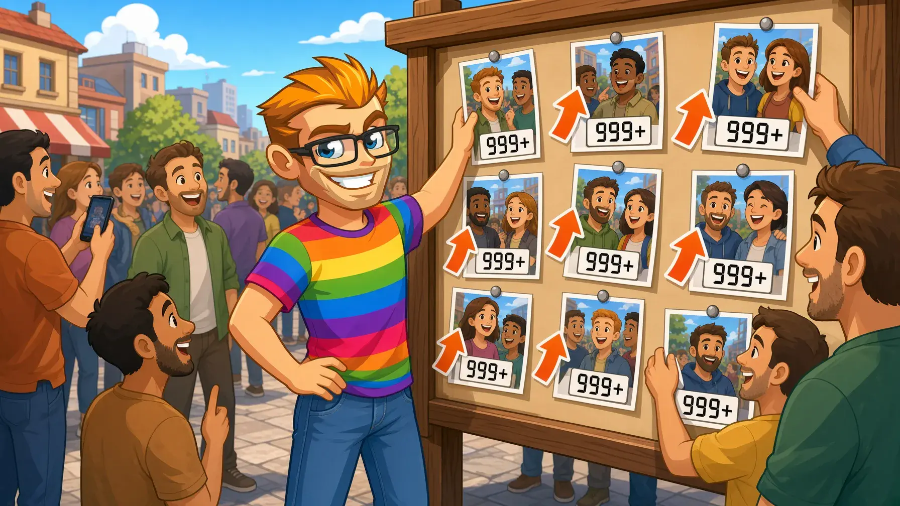 General and amateur gay porn subreddits illustrated by the MyGaySites mascot