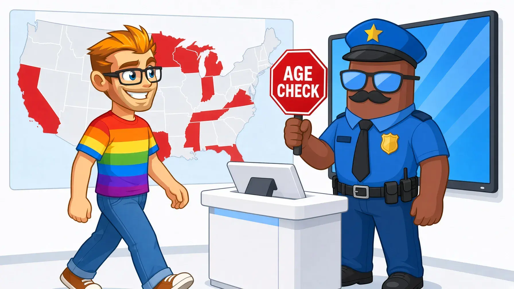 GayMaleTube as one of the best sites like ThisVid, illustrated by the MyGaySites mascot