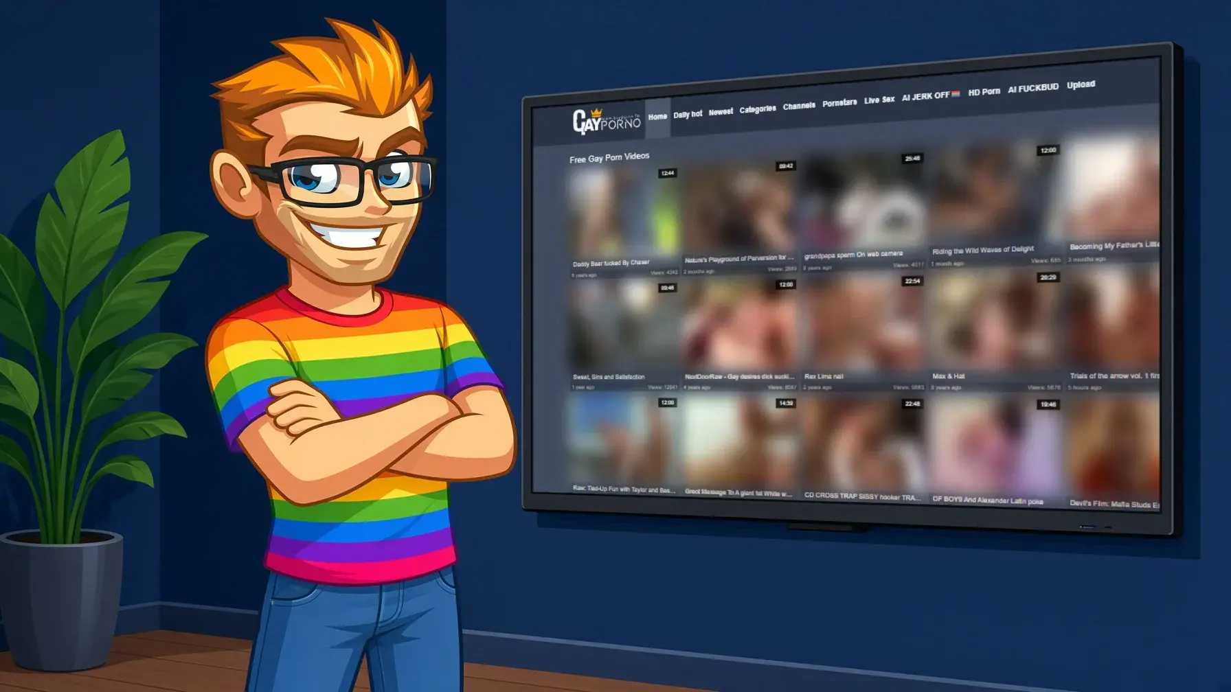 GayPorno.fm homepage, a gayforit alternative
