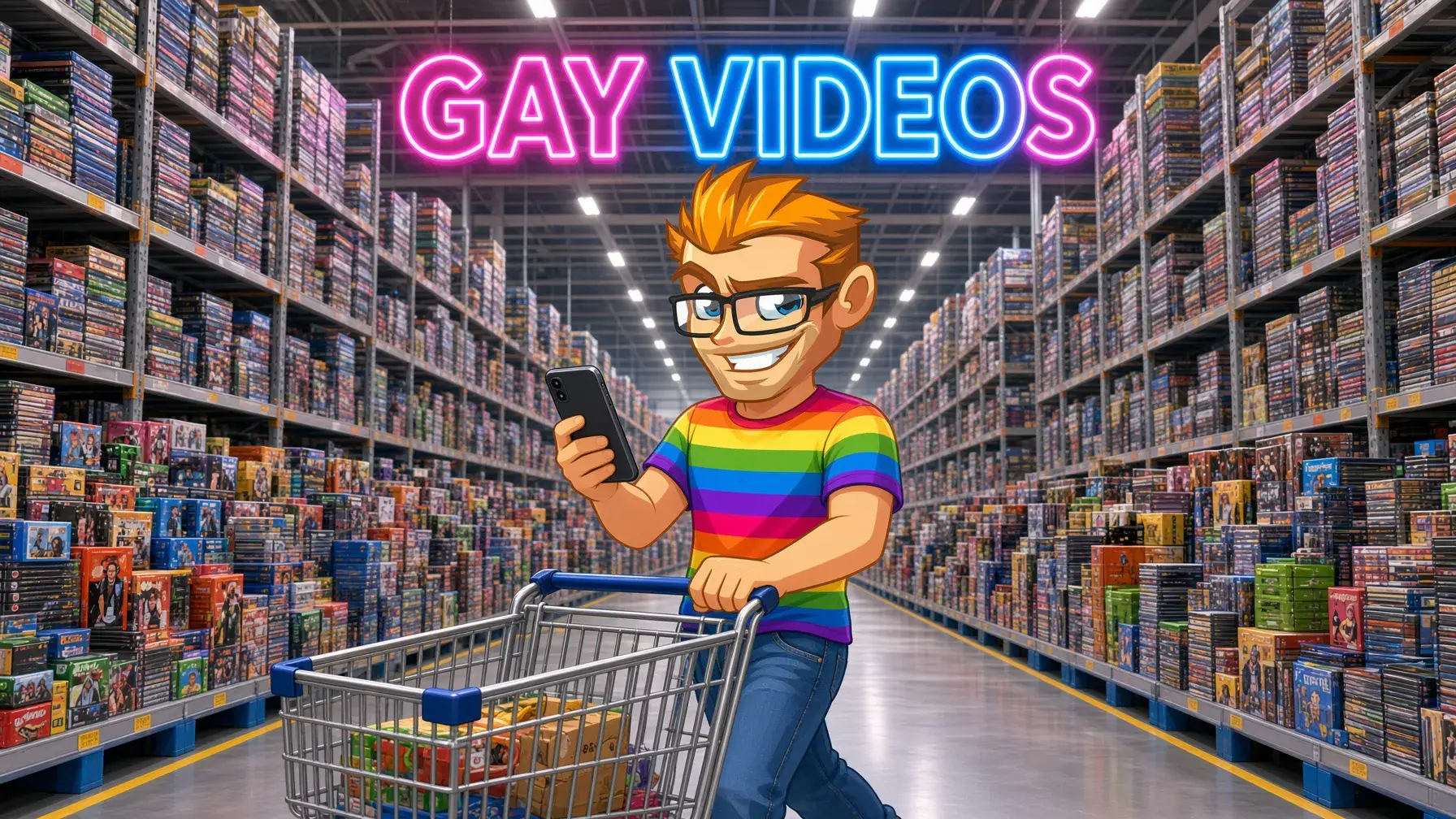 Pornhub Gay as one of the best sites like ThisVid, illustrated by the MyGaySites mascot