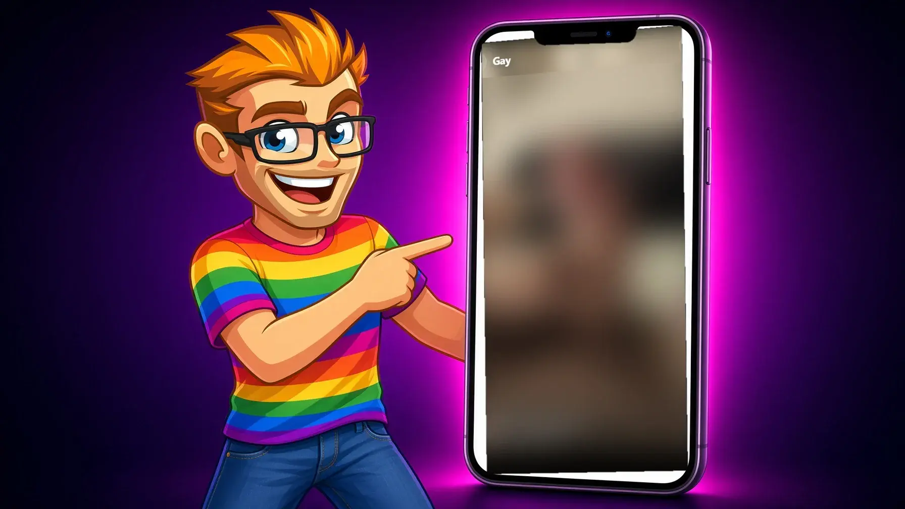PornTok gay feed, a gay porn tiktok clone