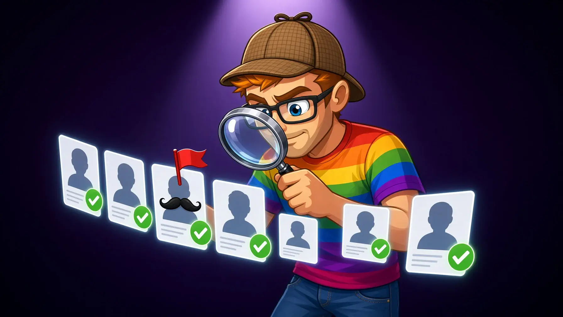 how to spot fake gay porn twitter accounts