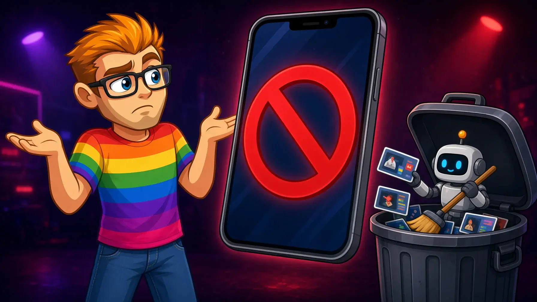 why there is no gay porn tiktok