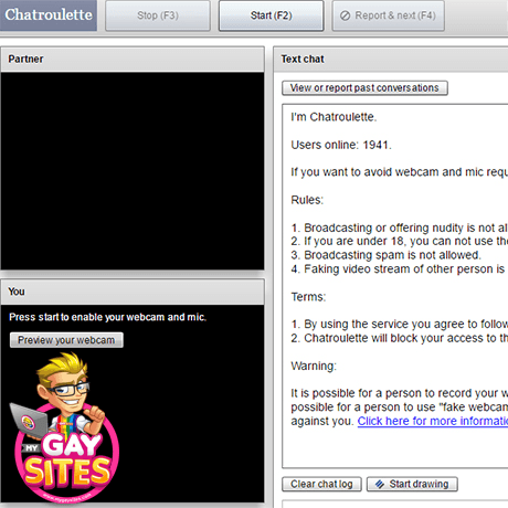 ChatRoulette - Chatroulette.com - Gay Sex Chat Site