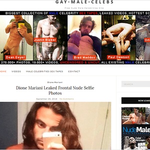 Male Celebrity Porn - 6+ Nude Male Celebrities Sites - Leaked Naked Male Celebs - MyGaySites