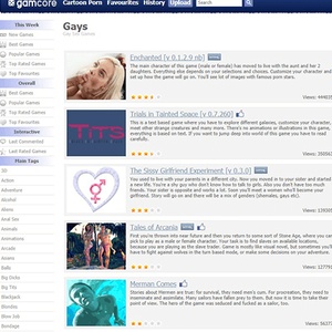 Gamcore is a website that features sex-themed Flash games and they have a g...