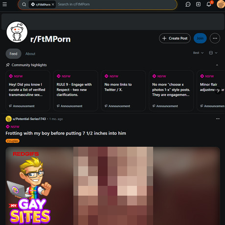 Reddit FTM
