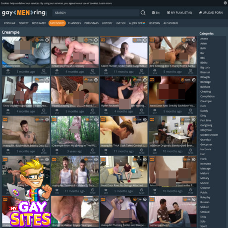 GayMenRing Creampie